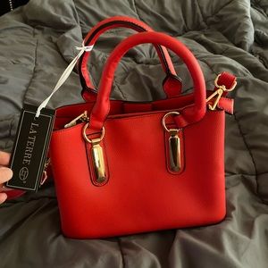 New La Terre hand/crossbody Red Purse